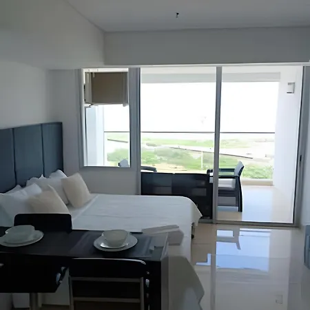 Apartamento Aparta Estudio/balcón Privado/frente Al Mar Cartagena