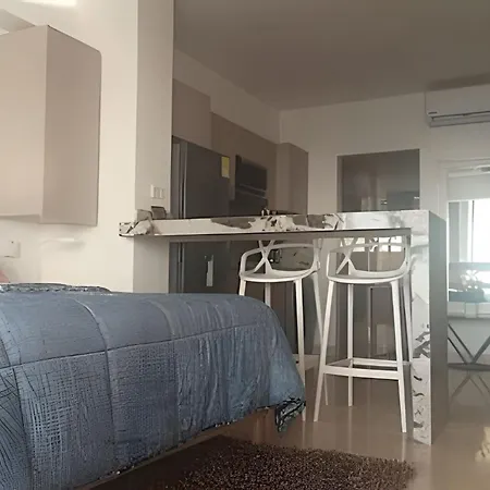 Aparta Estudio/balcón Privado/frente Al Mar Apartamento *