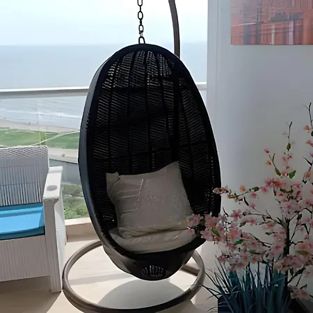 Apartamento Aparta Estudio/balcón Privado/frente Al Mar *