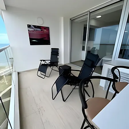 Aparta Estudio/balcón Privado/frente Al Mar Cartagena